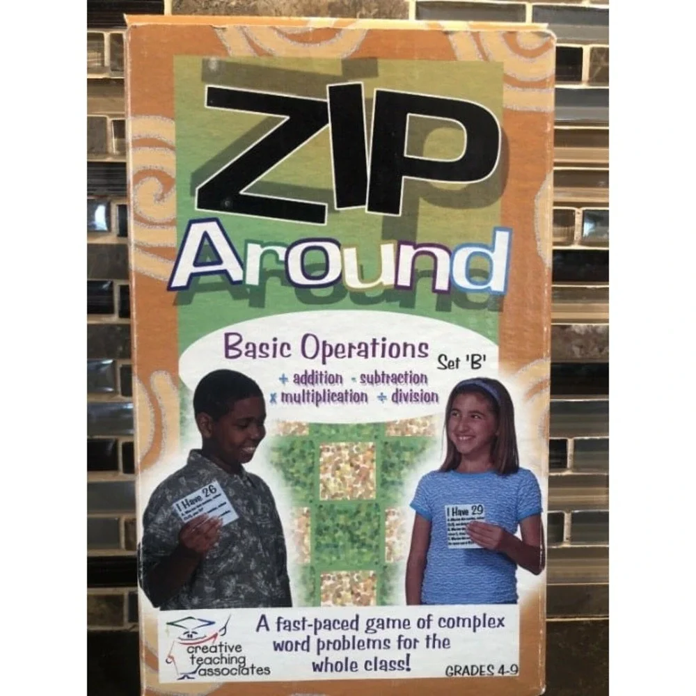 Vintage 2000 Zip Around Math Learning‎